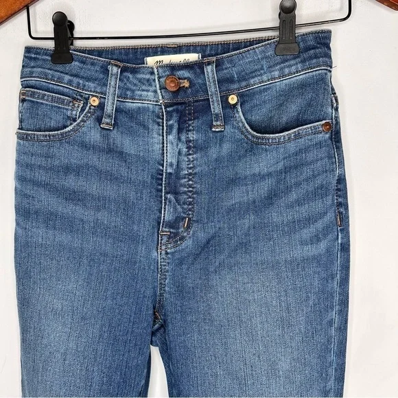 Madewell Curvy High Rise Skinny Crop Jeans 25 - Picture 3 of 6